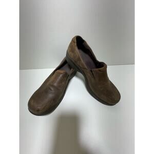 Red Wing Worx Women’s Slip on Work Shoe Size 8 Brown Leather Mule Boho Comfort